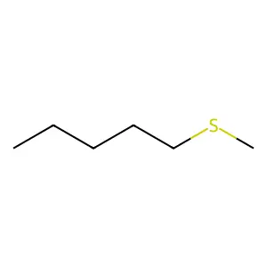 Amyl methyl sulfide structure