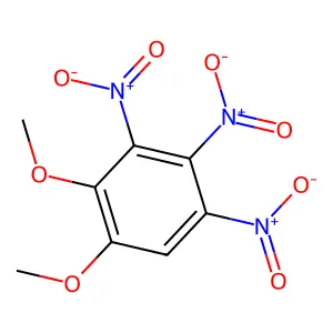 1,2-dimethoxy-3,4,5-trinitrobenzene structure