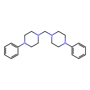 1,1'-methylenebis(4-phenylpiperazine) structure