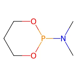 1,3,2-Dioxaphosphorinane, 2-(dimethylamino)- structure