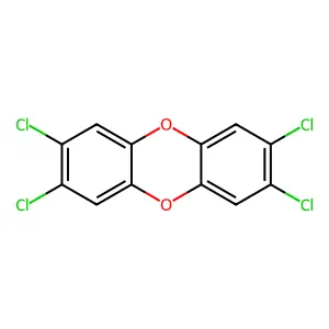 Compound C12H4Cl4O2 structure