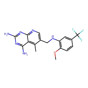 Compound C17H17F3N6O structure