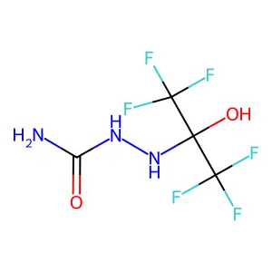 [(1,1,1,3,3,3-hexafluoro-2-hydroxypropan-2-yl)amino]urea structure
