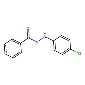 BENZOIC ACID, 2-(p-CHLOROPHENYL)HYDRAZIDE structure