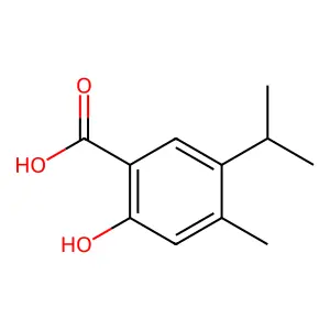 o-CYMENE-4-CARBOXYLIC ACID, 5-HYDROXY- structure