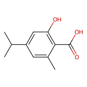 m-CYMENE-6-CARBOXYLIC ACID, 5-HYDROXY- structure