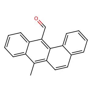 BENZ(a)ANTHRACENE-12-CARBOXALDEHYDE, 7-METHYL- structure