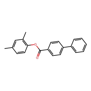 [1,1'-Biphenyl]-4-carboxylic acid, 2,4-dimethylphenyl ester structure