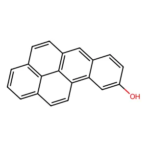 benzo[a]pyren-9-ol structure