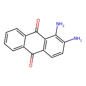1,2-Diaminoanthraquinone structure