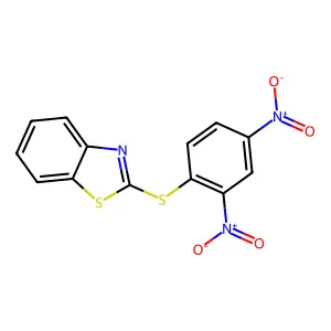 Compound C13H7N3O4S2 structure