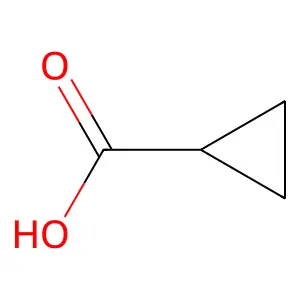 CYCLOPROPANECARBOXYLIC ACID structure