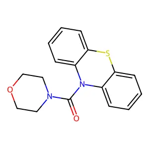 10-(4-morpholinylcarbonyl)-10H-phenothiazine structure