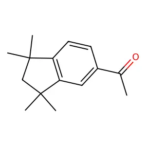 1-(1,1,3,3-tetramethyl-2H-inden-5-yl)ethanone structure
