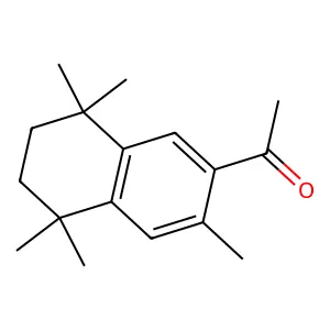 1-(3,5,5,8,8-pentamethyl-6,7-dihydronaphthalen-2-yl)ethanone structure