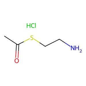 1-[(2-aminoethyl)sulfanyl]ethan-1-one hydrochloride structure