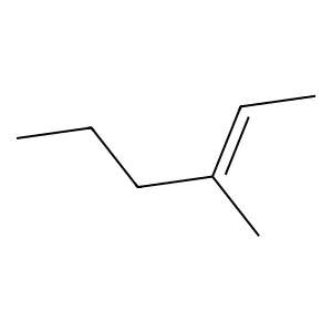 3-methylhex-2-ene structure