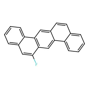 DIBENZ(a,h)ANTHRACENE, 6-FLUORO- structure