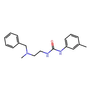 1-[2-[benzyl(methyl)amino]ethyl]-3-(3-methylphenyl)urea structure