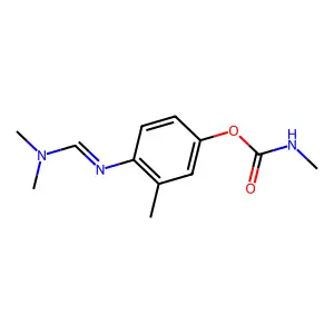 [4-(dimethylaminomethylideneamino)-3-methylphenyl] N-methylcarbamate structure