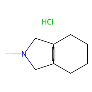 12-methyl-12-azatricyclo[4.4.3.01,6]tridec-3-ene;hydrochloride structure