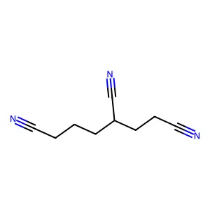 1,3,6-Hexanetricarbonitrile structure