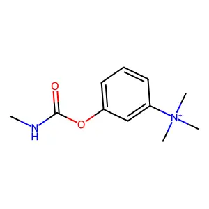 trimethyl-[3-(methylcarbamoyloxy)phenyl]azanium structure