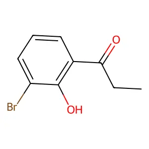 1-(3-bromo-2-hydroxyphenyl)propan-1-one structure