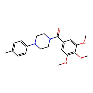 1-(p-Tolyl)-4-(3,4,5-trimethoxybenzoyl)piperazine structure