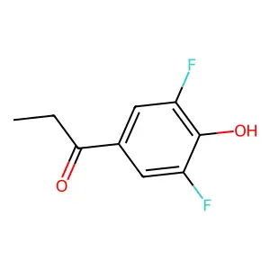 1-(3,5-difluoro-4-hydroxyphenyl)propan-1-one structure