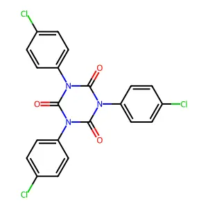 1,3,5-Tris(4-chlorophenyl)-1,3,5-triazinane-2,4,6-trione structure