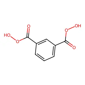 1,3-Benzenedicarboperoxoic acid structure