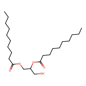 1,2-Didecanoylglycerol structure