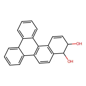 11,12-Dihydrobenzo(g)chrysene-11,12-diol structure