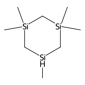 1,1,3,3,5-Pentamethyl-1,3,5-trisilinane structure