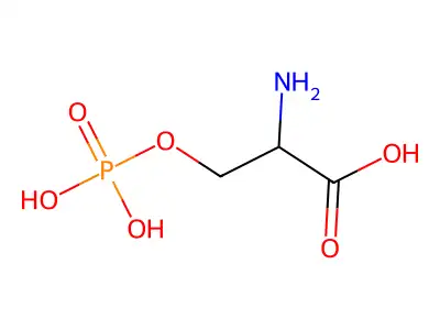 dl-O-Phosphoserine structure