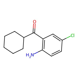(2-amino-5-chlorophenyl)-cyclohexylmethanone structure