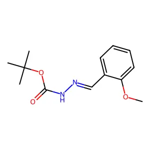 1,1-Dimethylethyl 2-[(2-methoxyphenyl)methylene]hydrazinecarboxylate structure