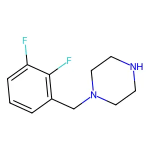 1-(2,3-difluorobenzyl)piperazine structure