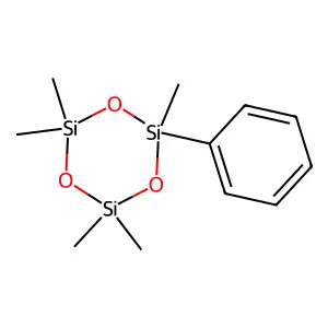 Cyclotrisiloxane, pentamethylphenyl- structure