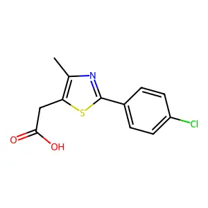 Compound C12H10ClNO2S structure