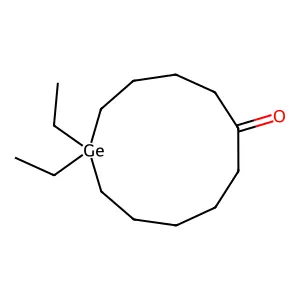 1,1-Diethylgermacycloundecan-6-one structure