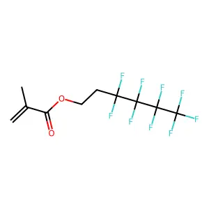 3,3,4,4,5,5,6,6,6-Nonafluorohexyl methacrylate structure