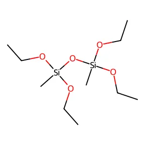 1,1,3,3-Tetraethoxy-1,3-dimethyldisiloxane structure