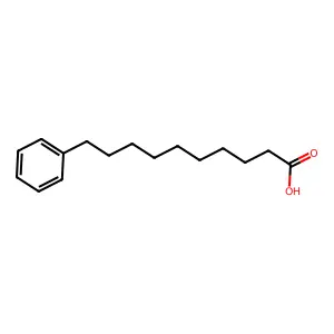 10-Phenyldecanoic acid structure
