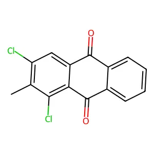 1,3-dichloro-2-methylanthracene-9,10-dione structure