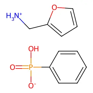 Furfurylammonium phenylphosphite structure