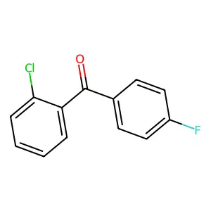 Compound C13H8ClFO structure