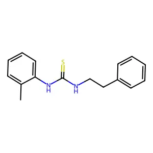 1-(2-methylphenyl)-3-(2-phenylethyl)thiourea structure