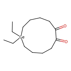 1,1-Diethylgermacycloundecane-6,7-dione structure